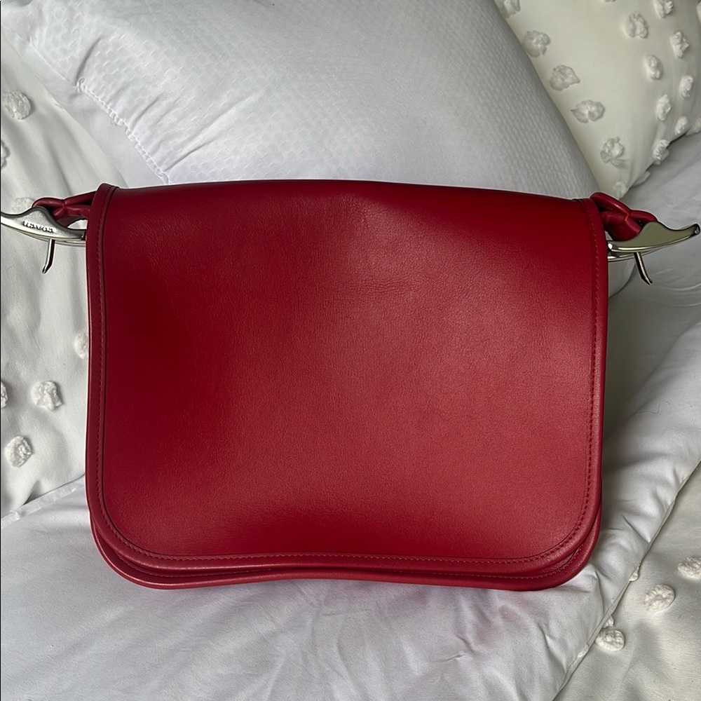RARE NEVER PRODUCED SAMPLE Coach Originals Patricia Legacy shoulder bag in Ruby